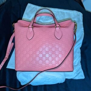Gucci Guccissima Pink Linea A Crossbody